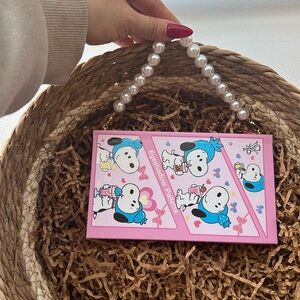 Pink Cartoon Dog Eyeshadow Palette – Cute 18 Color Makeup Set